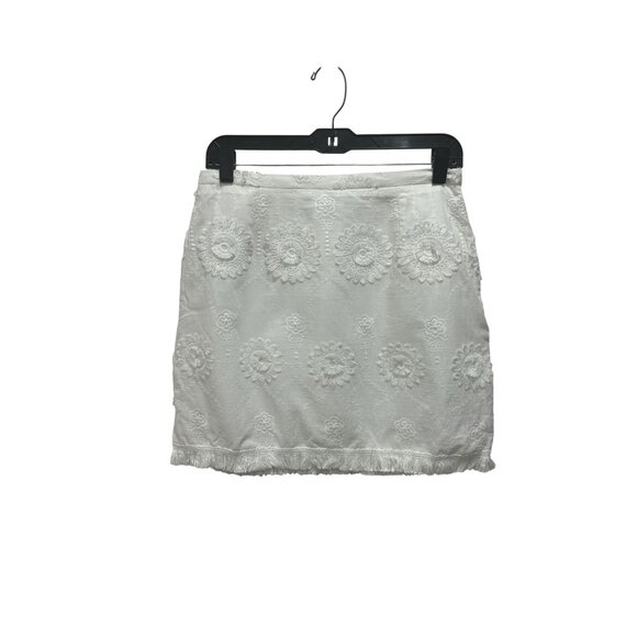 WALTER BAKER Women White Mini Skirt 8 - Picture 2 of 4